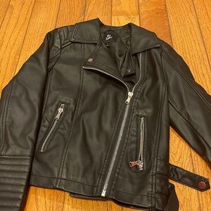 Art Class size girls medium “leather” jacket